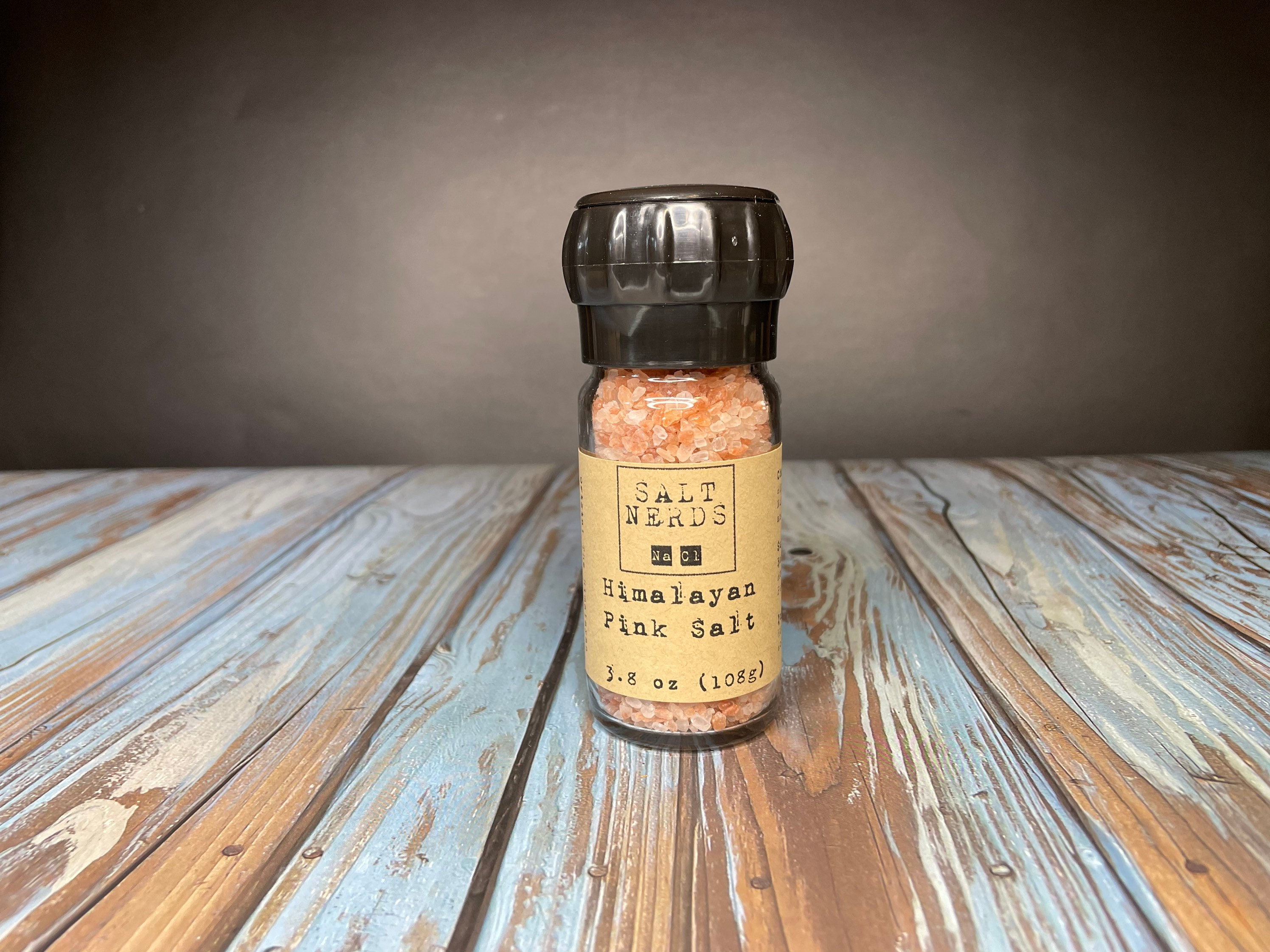Himalayan Pink Rock Salt Grinder • 3.8 oz