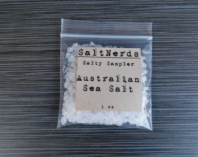 Australian Coarse Sea Salt • SaltNerds Salty Sampler • 1 oz