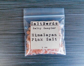 Himalayan Pink Rock Salt • SaltNerds Salty Sampler • 1 oz