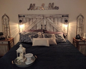 Barn Door Headboard
