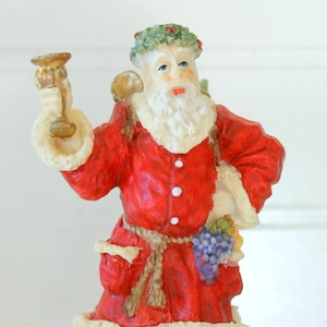 Father Christmas England 1992 Porcelain Santa Figurine International Resourcing Services, Inc.