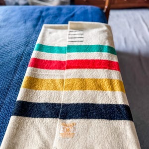 Vintage Hudson Bay 4 Point Blanket - Etsy
