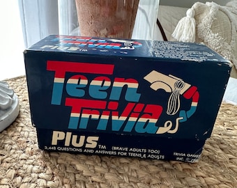 Vintage 1984 Teen Trivia Plus game