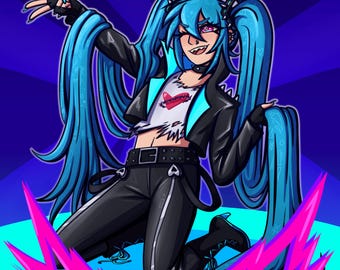 Punk Miku Print
