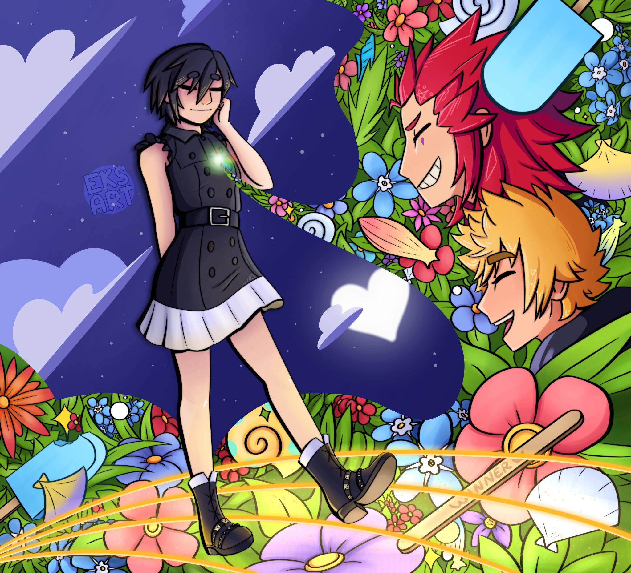 600 ideas de KH ship's | kingdom hearts, corazones del reino, personajes de  kingdom hearts, image size:2048x1862