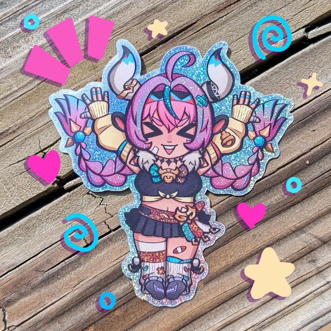 Varesa Glitter Vinyl Sticker - Etsy