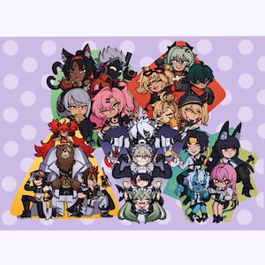ZZZ Factions - Double Sided Borderless Acrylic Keychain