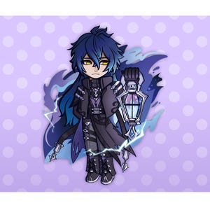 Flins - Double Sided Acrylic Keychain