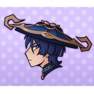 Wanderer / Scaramouche Acrylic Pin
