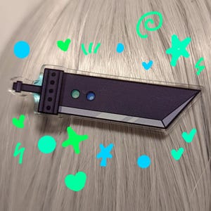 Spinka do włosów Buster Sword