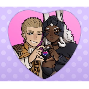 Botón de Fran y Balthier Bicons