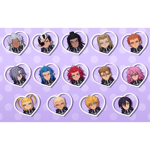 KH Organization 13 Phone Charms