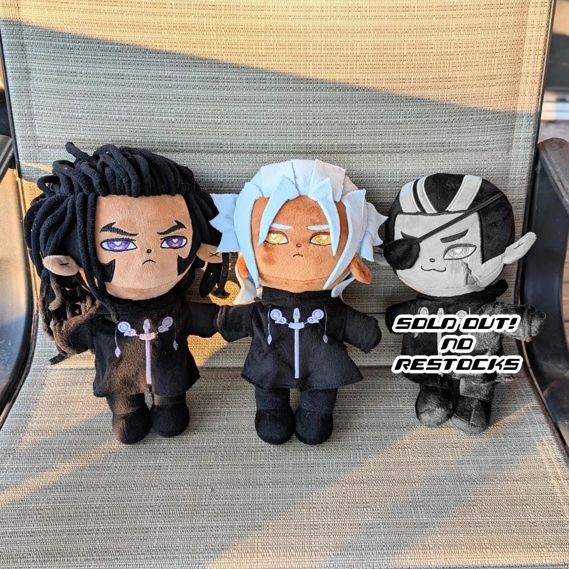 Buy Organization 13 Plushies - Xemnas/xaldin Online in India - Etsy, image size:1140x1140