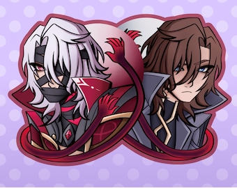 Rerir - Double Sided Keychain and Sticker