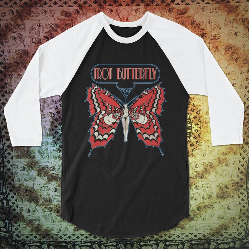 Iron Butterfly Band Shirt Long Sleeve & Raglan Etsy
