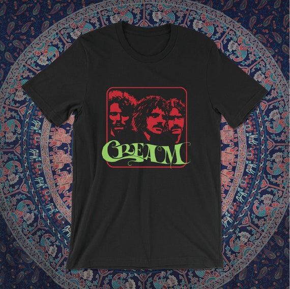 cream t shirt band