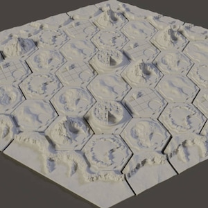 5 - 6 Player Expansion for Settlers of Catan | 3d printed, Magnetic Game Board