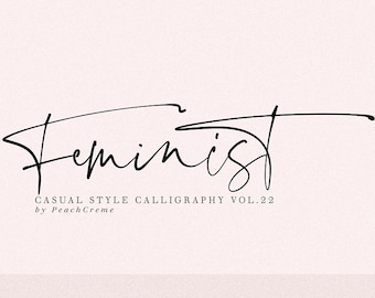 Casual Font, Modern Calligraphy, Digital Fonts, Stylish Font, Invitation Font, Script Font, Digital Download, Font, Feminist Font