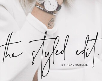 Calligraphy Font, Modern Calligraphy, Digital Fonts, Chic blogging Font, Invitation Font, Script Font, Digital Download, Font, Blogger Font