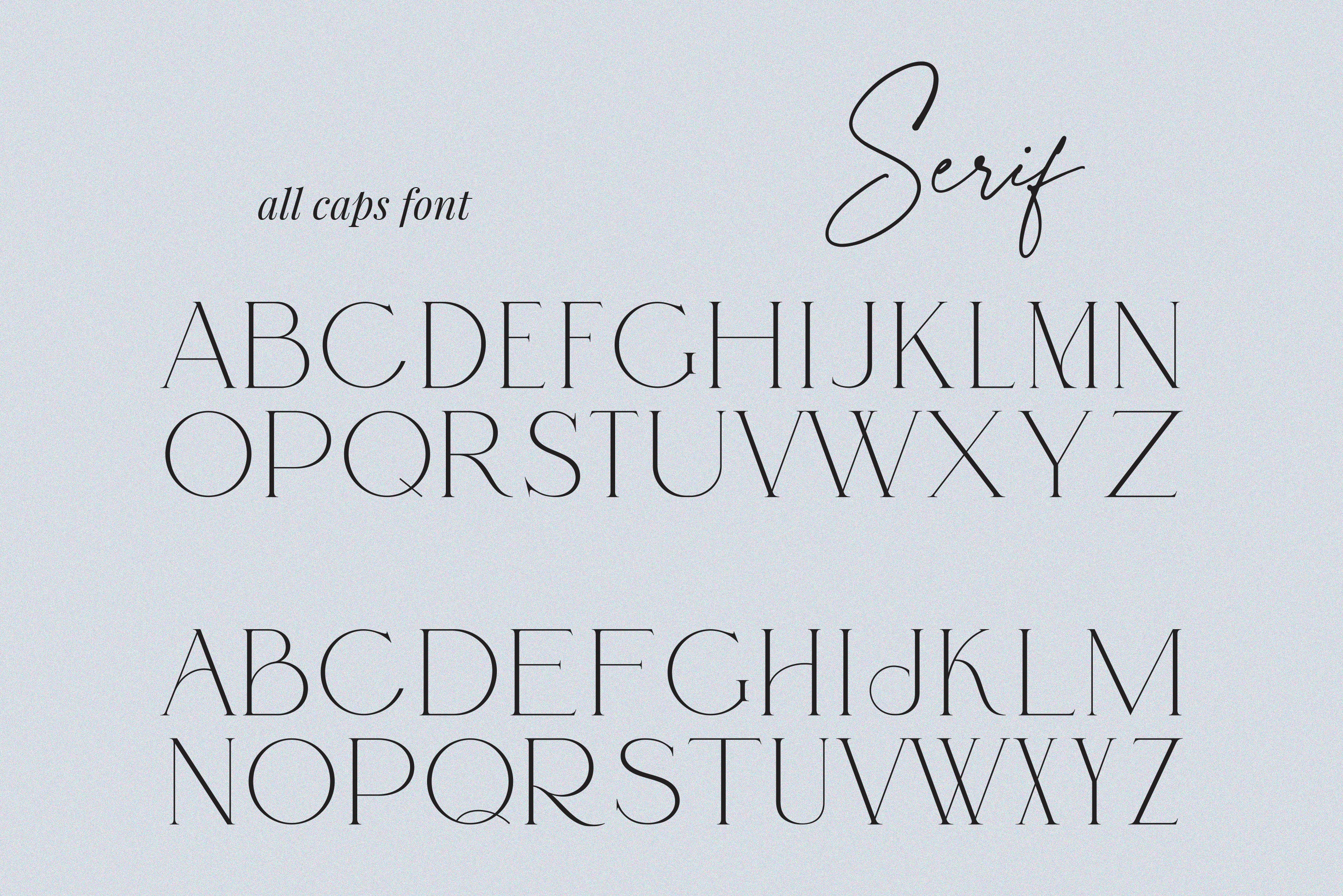 Modern Serif font Calligraphy font gel pen font PeachCreme Etsy