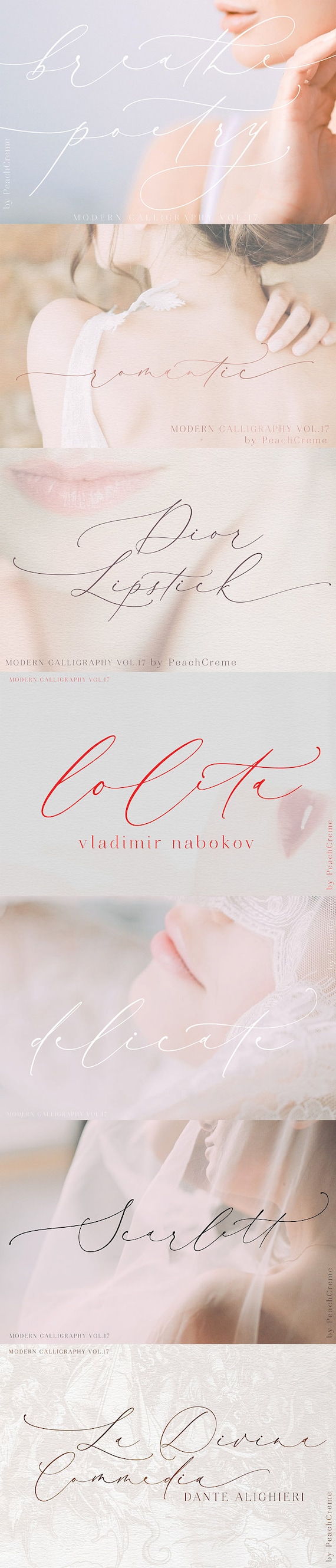 Font Calligrafia Calligrafia Moderna Font Font Di Etsy