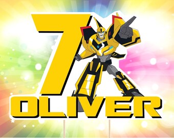 Transformer Cake Topper Etsy