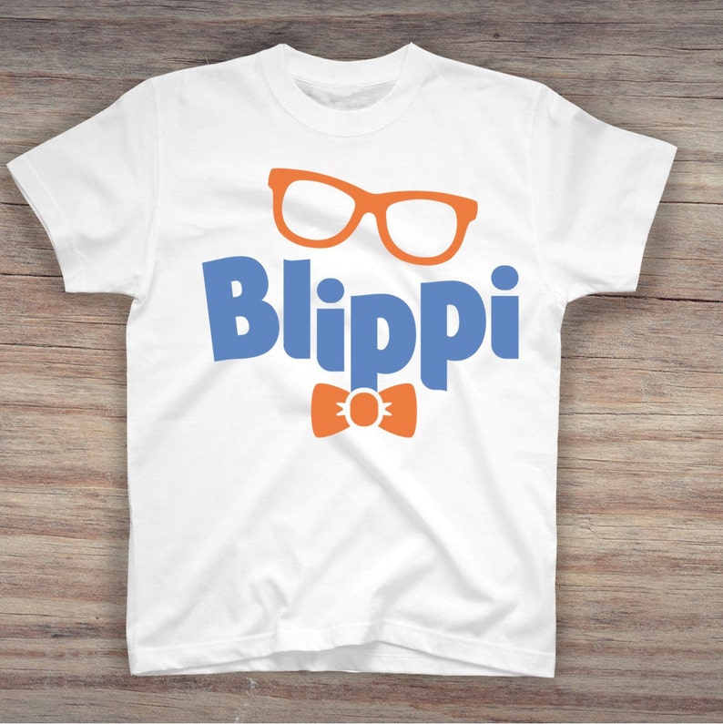 Mailed Transfer Blippi Shirt Iron On Transfer OR Printable Iron On