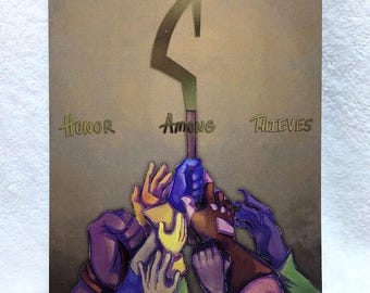 Sly Cooper: Honor Among Thieves Gold Foil Print