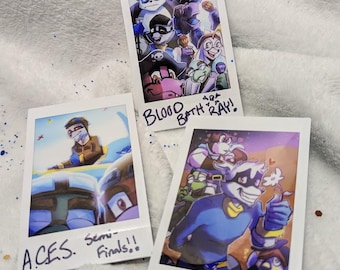 Sly Cooper Polaroids