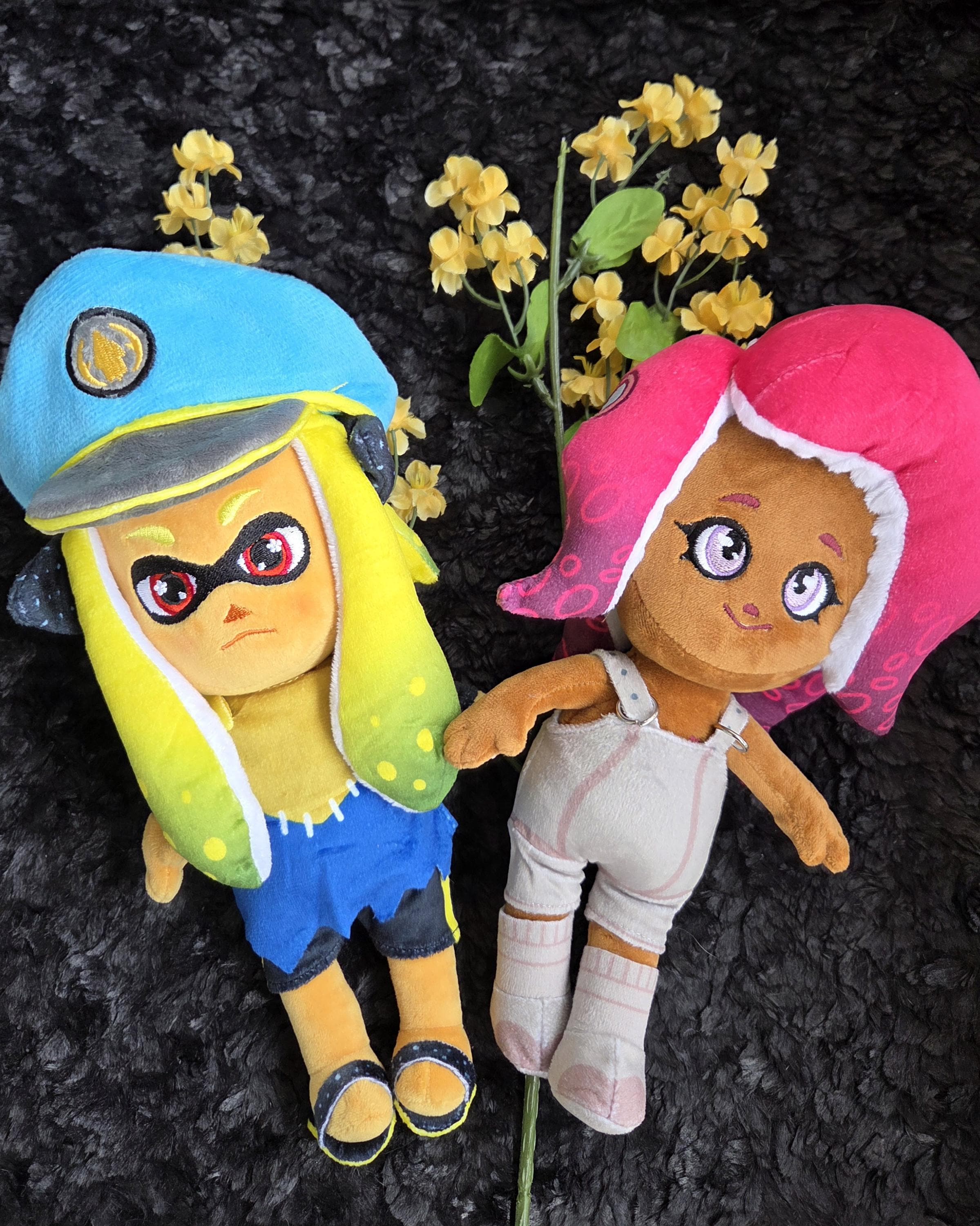 Splatoon All Star Collection Shiver & Frye Plush Doll Set – Sanei Boeki, New