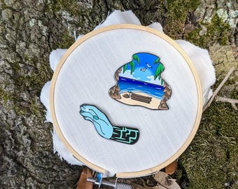 Legend of Zelda Pin - Midna and Link's Awakening
