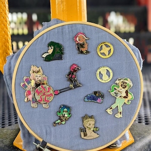 Splatoon 2 Octo Expansion Enamel Pins