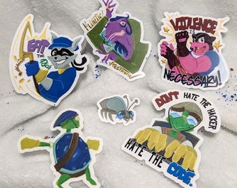 Sly Cooper Stickers