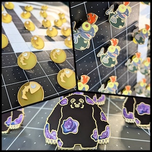 Splatoon 3 Grizzco Enamel Pins