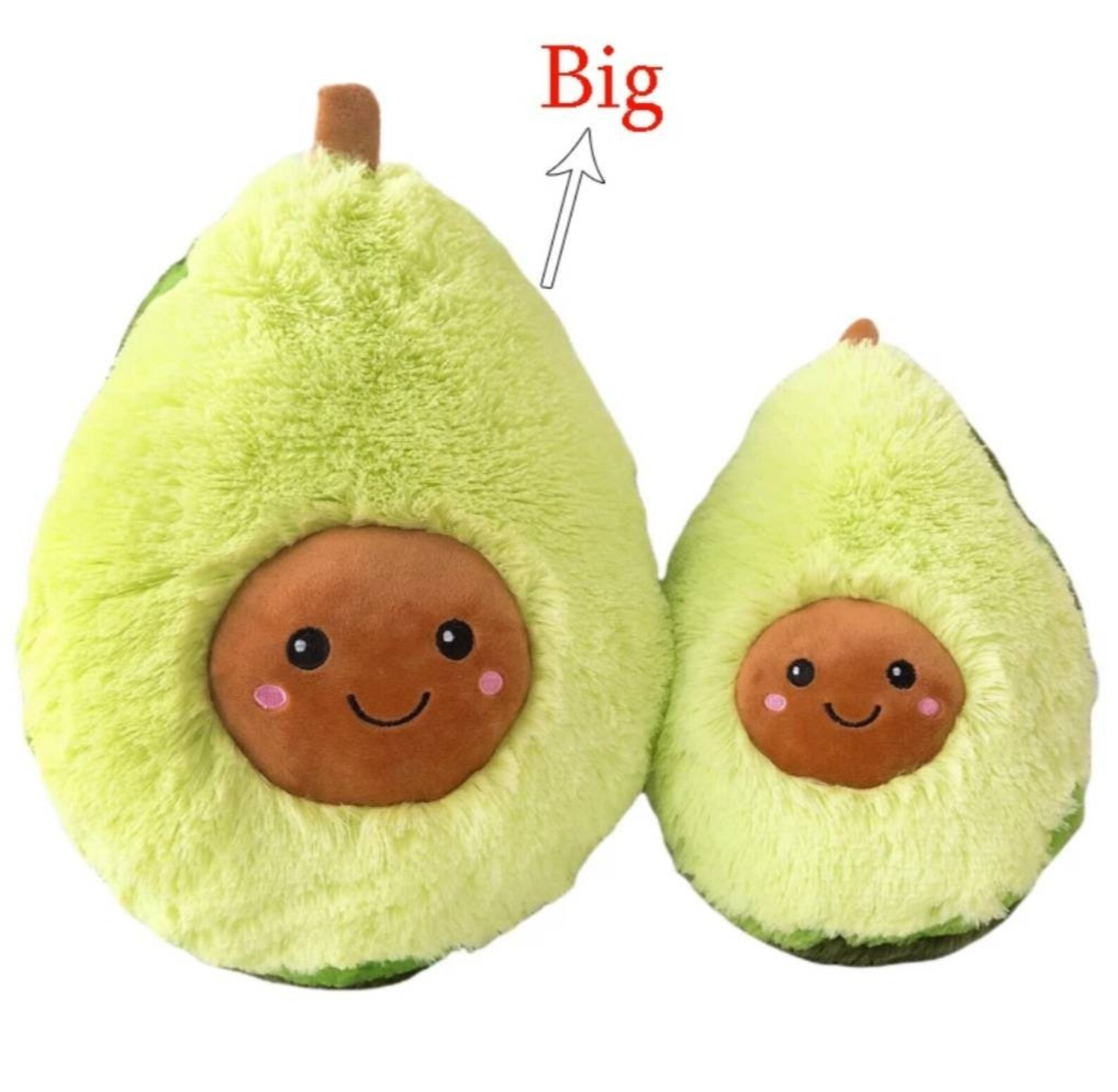 Avocado Plush Mochi Kawaii Avocado Stuffed Animal Plushie Etsy