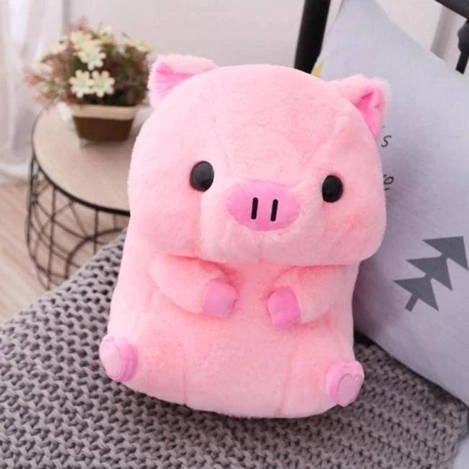 Pig Stuffed Animal Pink Pig Plush Cute Plushie Kawaii | Etsy