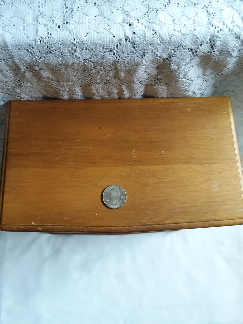 Wood Jewelry Box Small Cabinet Small Armoire Jewelry Organizer Vintage Armoire Large Wood Box Large Jewelry Box Vintage Cabinet