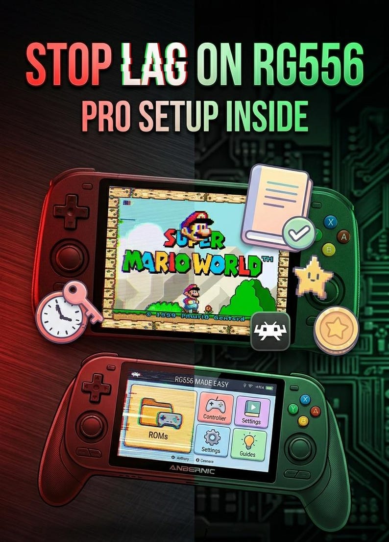 Rom Signing Setup Anbernic RG556 Guide: Easy Setup, Best Emulators, Roms, Retroarch ...