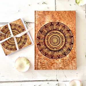 GAIA - Pacote - Caderno com cartão, caderno pontilhado 128 páginas