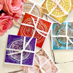 6 Mindfulness greeting cards set III | ) Mindfulness greeting cards greeting cards image 1