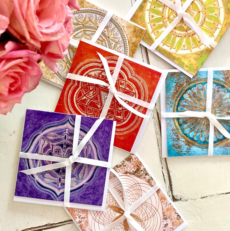 6 Mindfulness greeting cards set III | ) Mindfulness greeting cards greeting cards image 1