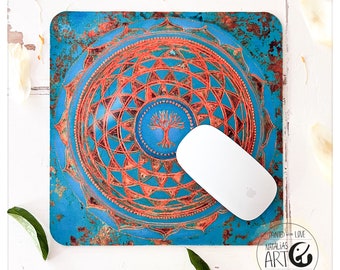 Tree of life - Mousepad - pad - mit Lotus Effekt Unterlage lebensbaum - Blume des Lebens, Lebensblume