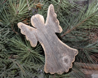 Primitive Wood Angel Ornament, Rustic Wood Angel, Farmhouse Wood Angel, Angels to decorate your Lanterns, Wreaths, Garland and Swags. Gift