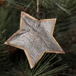 Primitive Wood Star, Rustic Wood Star, Farmhouse Star Ornament. Country Star, Modern Prim Star, Patriotic Star, Stocking Tag, Gift Tag, Gift