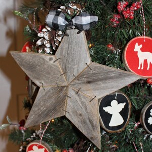 Rustic Star Tree Topper-primitive Star-christmas Star-modern Country ...