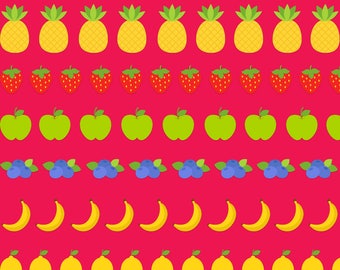 Pink Tutti Fruitti digital paper