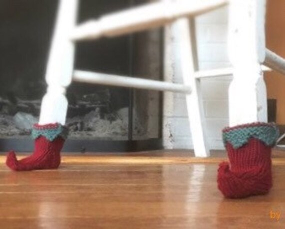 Festive Elf Chair Socks