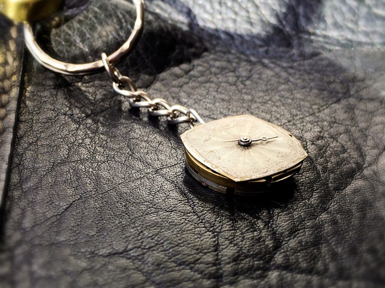 Retro watch keychain personalised vintage watch keyring Etsy