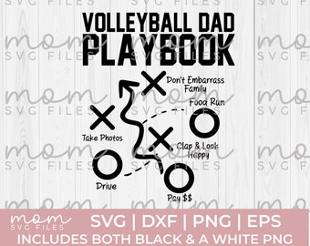 Pai Jogador de Vôlei SVG PNG, Manual de Jogadas do Pai Jogador de Vôlei SVG PNG, Vôlei SVG PNG, Camiseta de Vôlei SVG PNG, Mãe Jogadora de Vôlei SVG, Camiseta de Vôlei