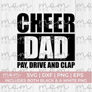 cheer dad Svg Png, zabawny cheer dad SVG, cheer dad png, Cheerleader SVG, cheer life SVG, cheerleading SVG, koszulka cheerleaderek, zapłać za jazdę i klaskanie